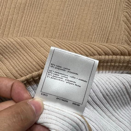 CHANEL 26S SHORT-SLEEVED KNIT SHIRT STYLE 1192