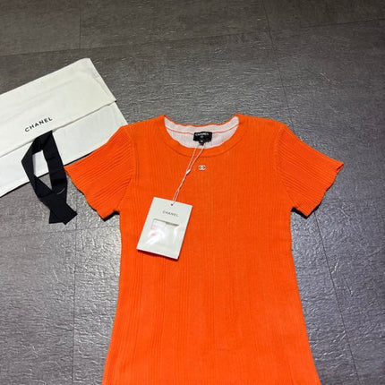 CHANEL 26S SHORT-SLEEVED KNIT SHIRT STYLE 1191