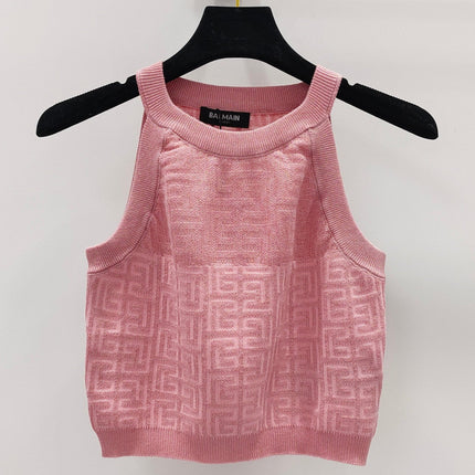 PB Monogram Knitted Top