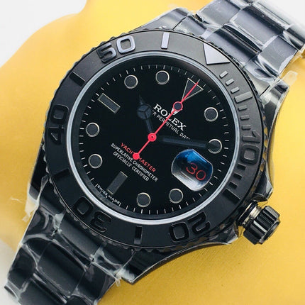 YACHT-MASTER 40 BLACK PVD RED TASTE