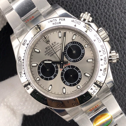 DAYTONA STAINLESS STEEL GREY RACING DIAL